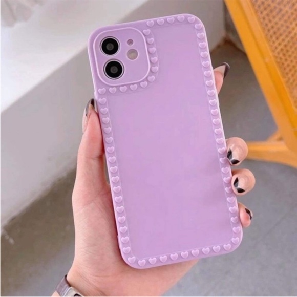 Purple Heart frame iPhone 11 case - Picture 1 of 4